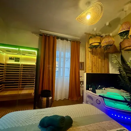 Appartement L'oasis Angevine - Balneo, Sauna, Cinema & Parking
